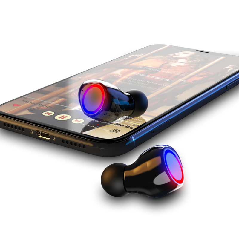 M12 Tws Ακουστικά ακουστικών Bluetooth ακουστικών με λειτουργία Power Bank Ipx-5 Αδιάβροχα ακουστικά