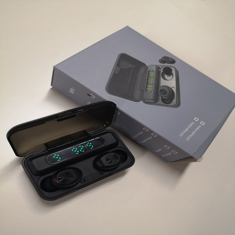 Ασύρματα ακουστικά TWS F9 με θήκη φόρτισης Power Bank ακουστικά ακουστικών στερεοφωνικά ακουστικά Bluetooth